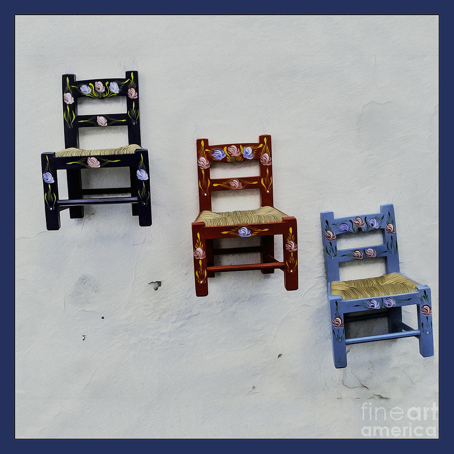 Childrens Little Chairs on Display Photograph by Phil Cardamone