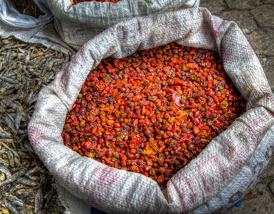 Chilis and Fish Photograph by Victor Marsh Fine Art America