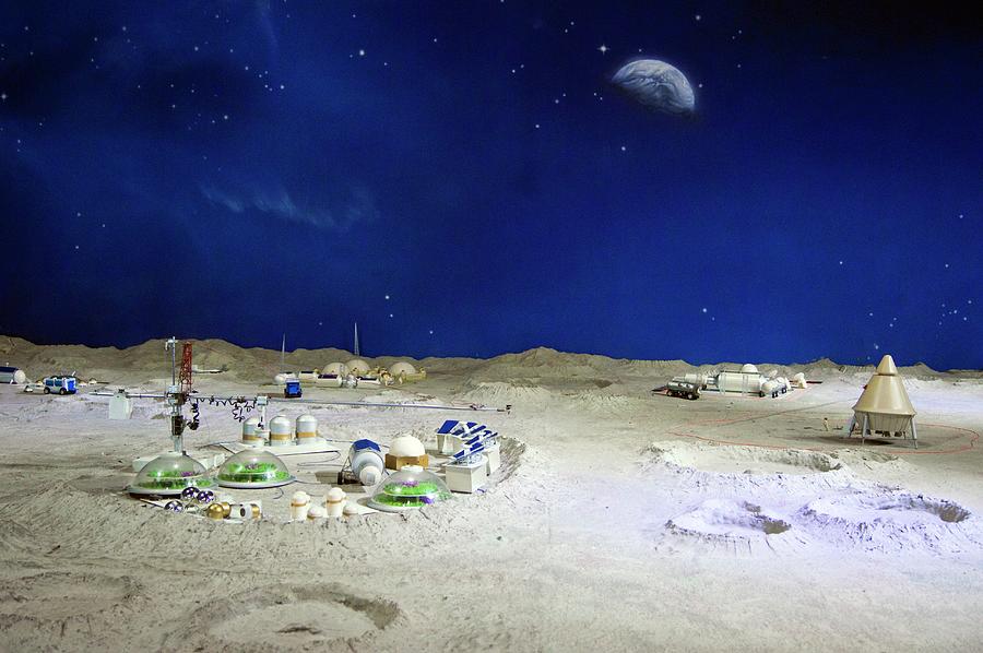 Chinese Moonbase Model. #1 Photograph by Mark Williamson/science Photo Library