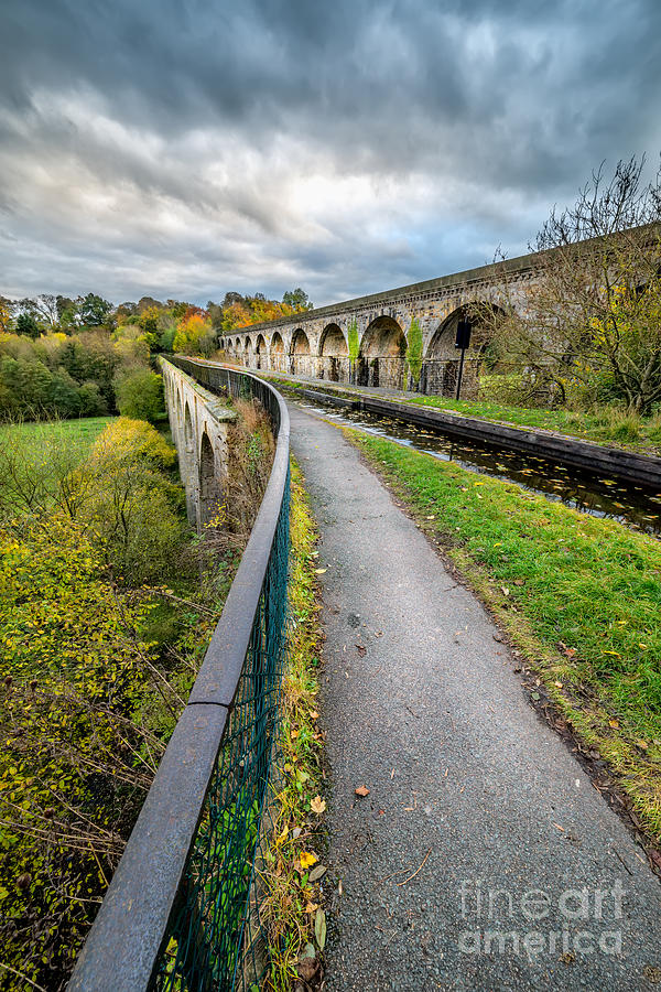 Winter Photograph - Chirk Aqueduct #1 by Adrian Evans