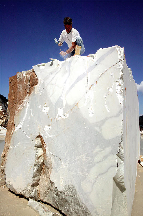 Chiseling Marble #1 Photograph by Science Photo Library Chiseling Marble #1 Photograph by Science Photo Library