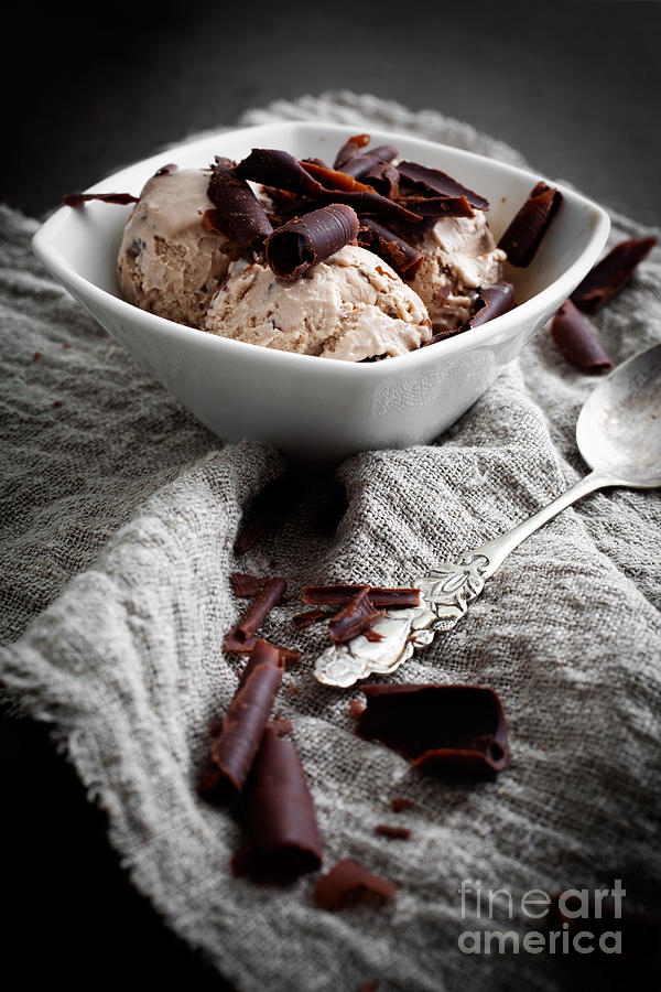 Chocolate ice cream #1 Photograph by Kati Finell