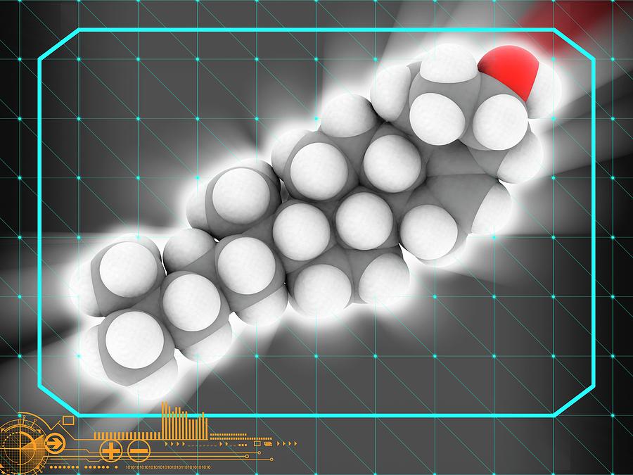 Cholesterol Organic Compound Molecule Photograph by Laguna Design ...