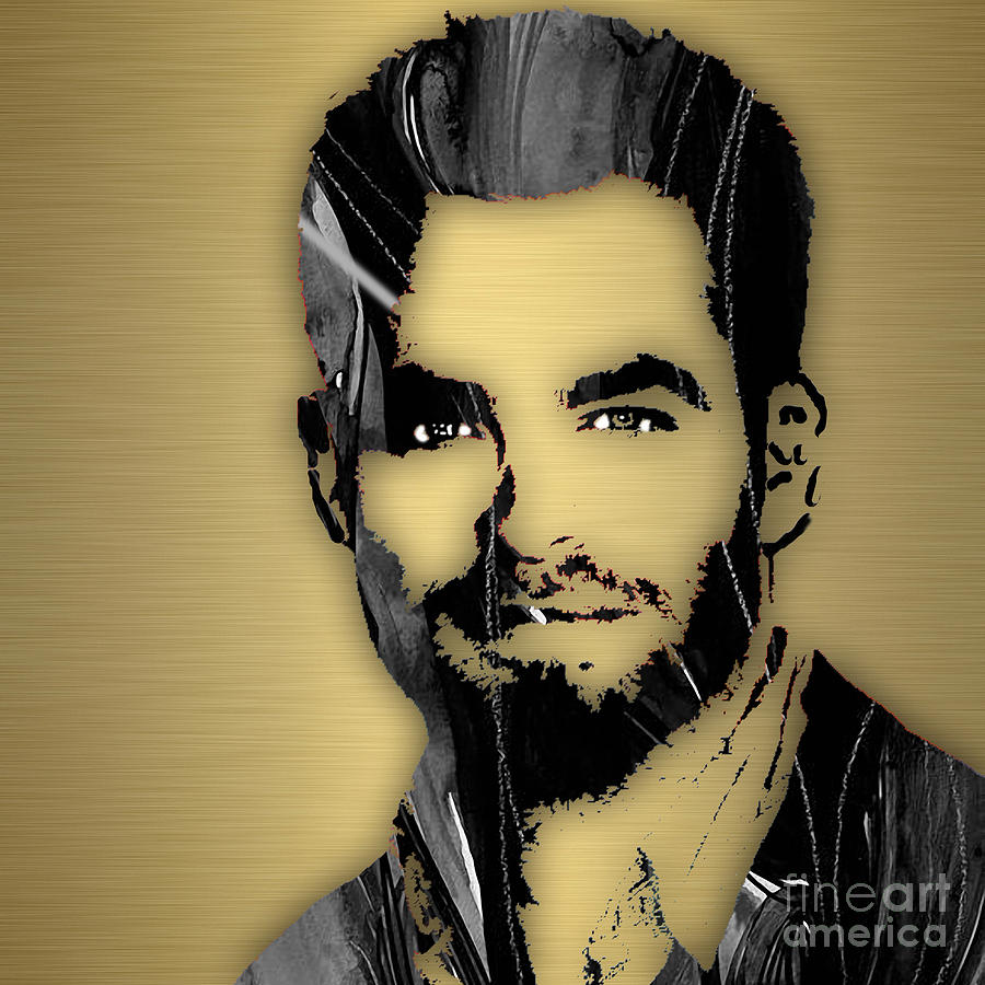 Star Trek Mixed Media - Chris Pine Collection #1 by Marvin Blaine