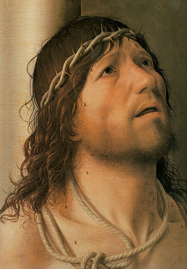 Antonello Da Messina Painting - Christ at the Column #1 by Antonello Da Messina