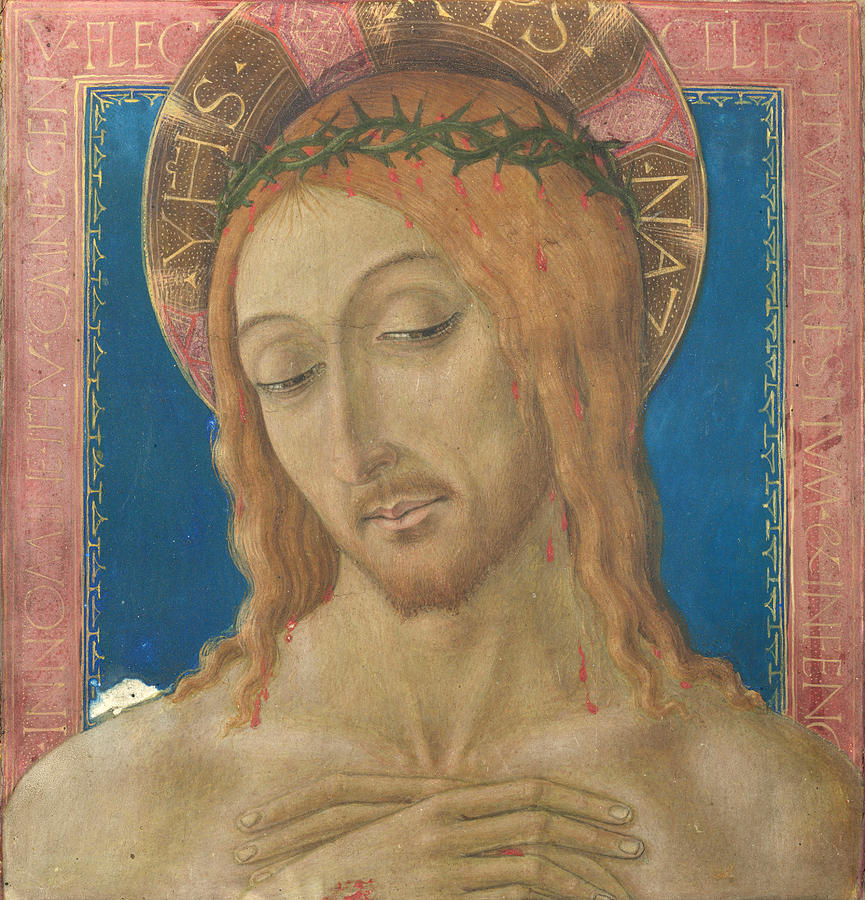 Christ Crowned with Thorns #1 Painting by Matteo di Giovanni