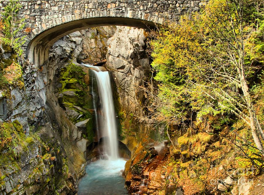 Waterfall Photograph - Christine Under The Bridge #1 by Adam Jewell