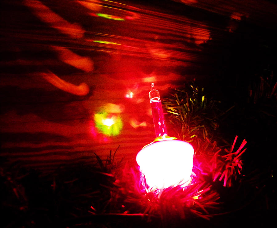 Christmas Bubble Lights #1 Photograph by Sharon Popek