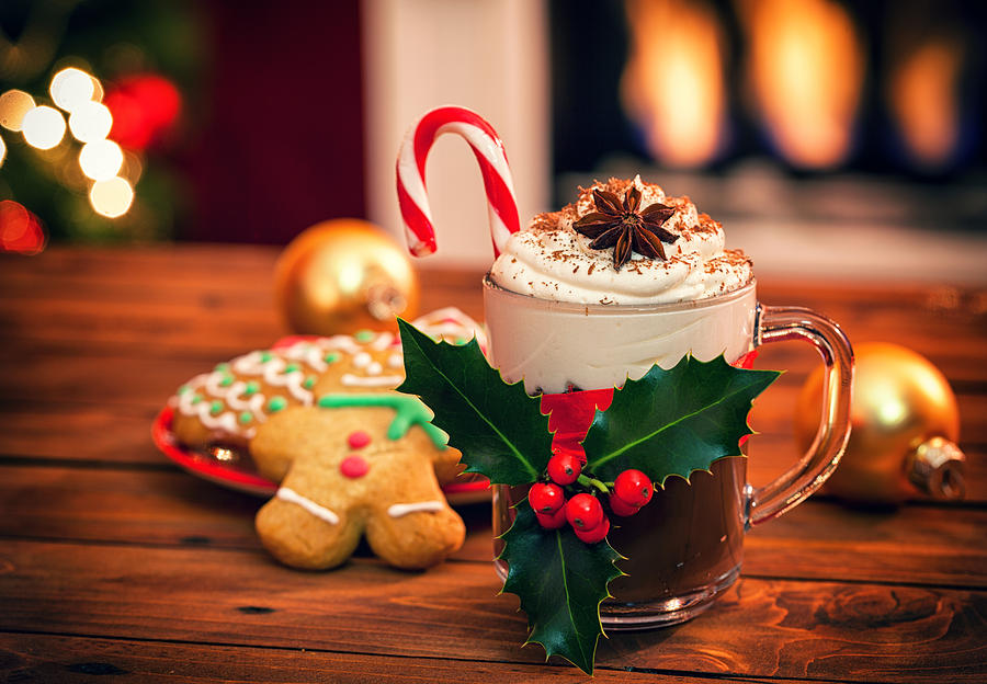 Christmas Hot Chocolate #1 Photograph by Kajakiki
