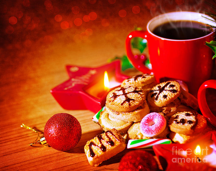 Christmas sweets still life #1 Photograph by Anna Om