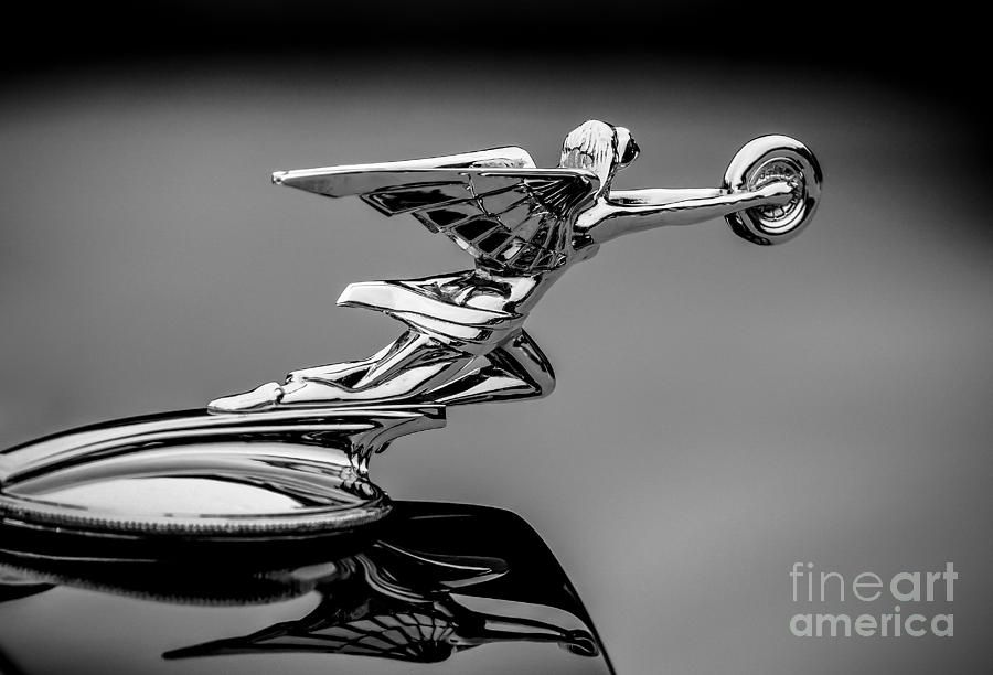 Packard Photograph - Chrome Lady by Ken Andersen