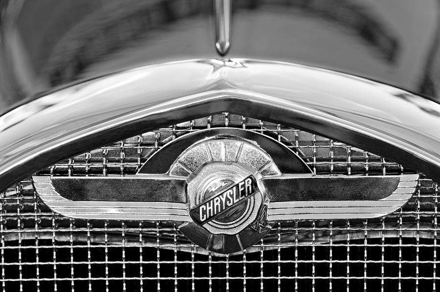 Chrysler Grille Emblem #1 Photograph by Jill Reger
