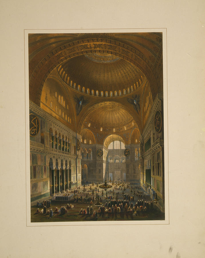 Church Of Hagia Sophia Painting
