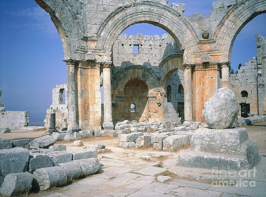 Church Of Saint Simeon Stylites, Syria #1 Photograph by Adam Sylvester