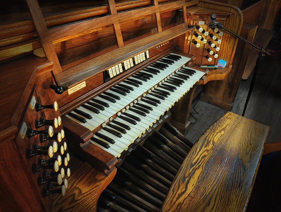 Church Organ #1 Photograph by Dave Mills