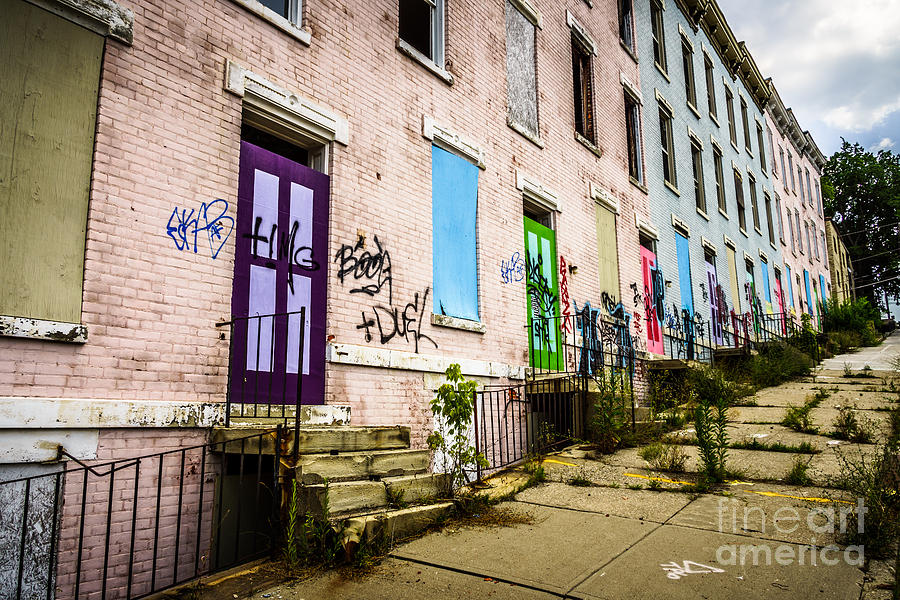 Cincinnati Glencoe-Auburn Row Houses Picture #1 Photograph by Paul Velgos