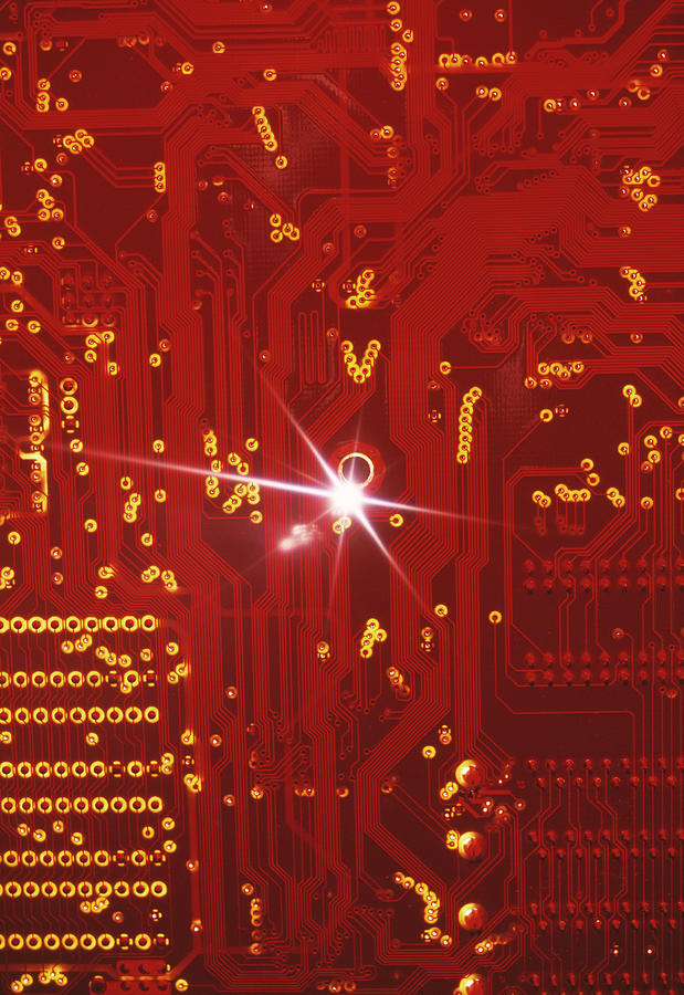 Circuit Board #1 Photograph by Tony Craddock/science Photo Library