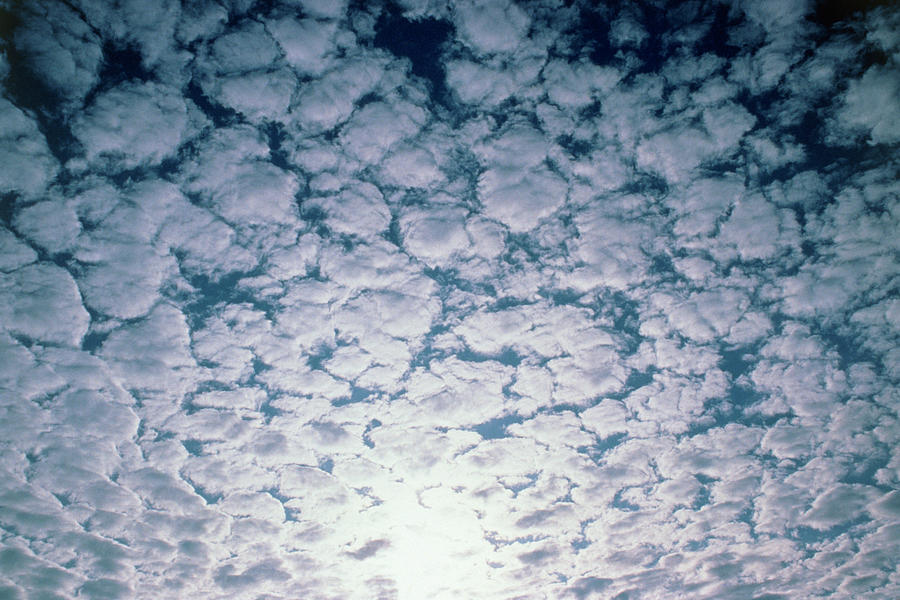 Cirrocumulus Clouds Forming A Mackerel Sky #1 Photograph by Pekka Parviainen/science Photo Library