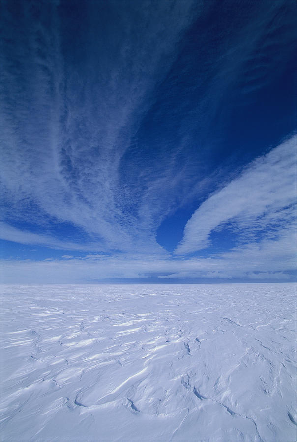 Cirrus Clouds And Ice Antarctica #1 Photograph by Grant  Dixon