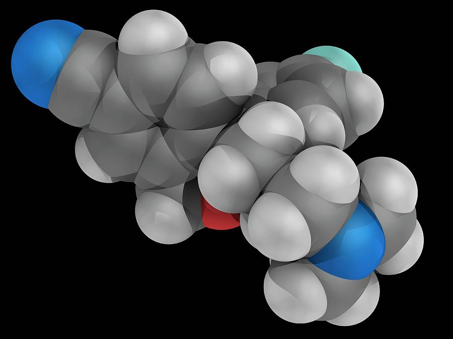 Citalopram Drug Molecule #1 by Science Photo Library