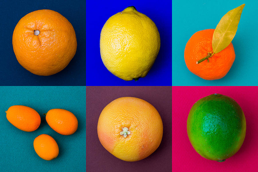 Citrus Fruits #1 Photograph by Philippe Garo
