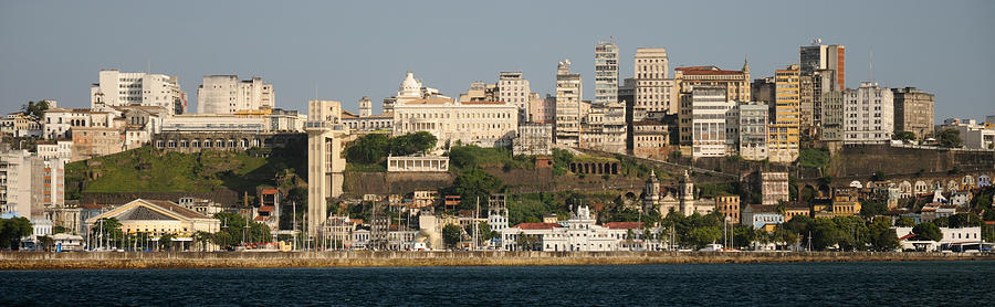 Architecture Photograph - City At The Waterfront, Salvador #1 by Panoramic Images