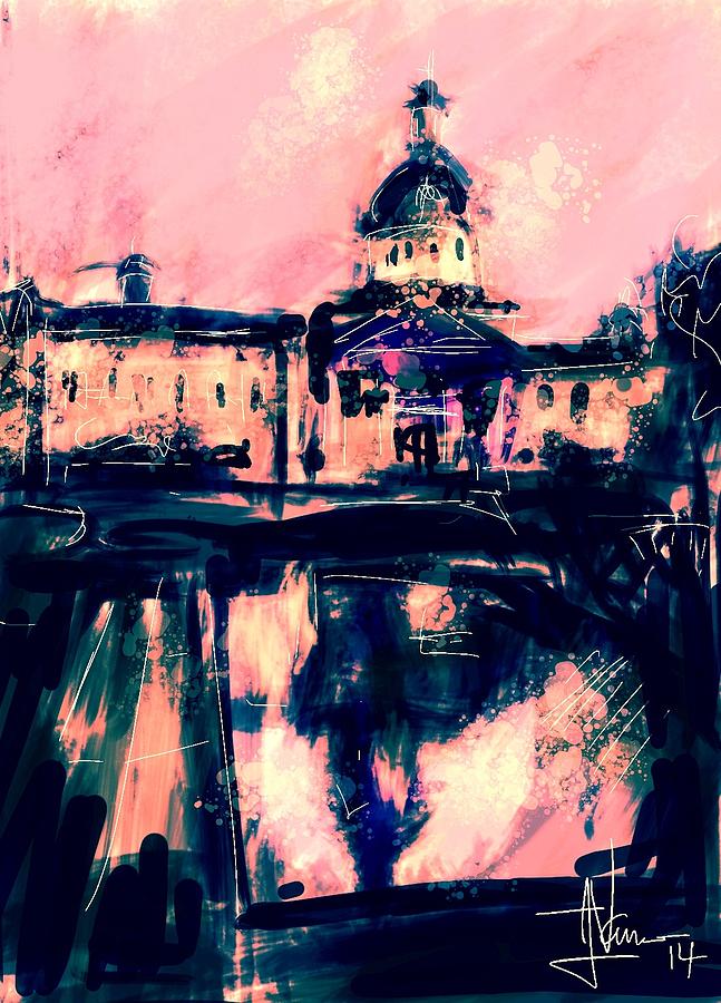 City Hall Kingston #1 Digital Art by Jim Vance