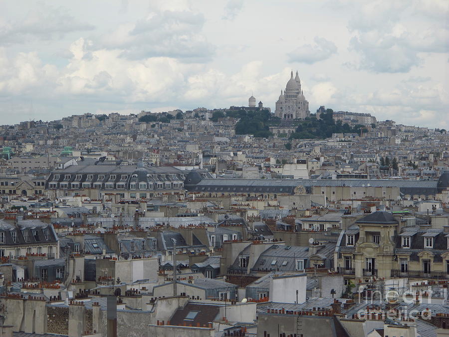 City View From Pompidou Photograph