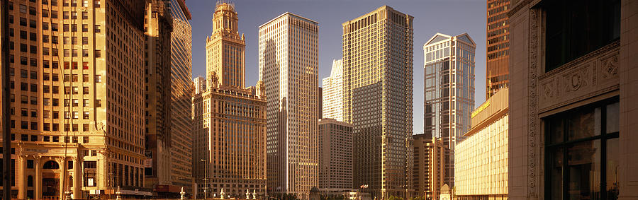 Cityscape Chicago Il Usa #1 Photograph by Panoramic Images