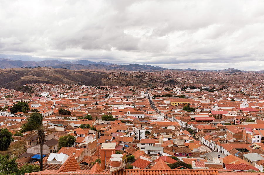 Cityscape Of Sucre, Bolivia #1 Photograph by Graham Lucas Commons
