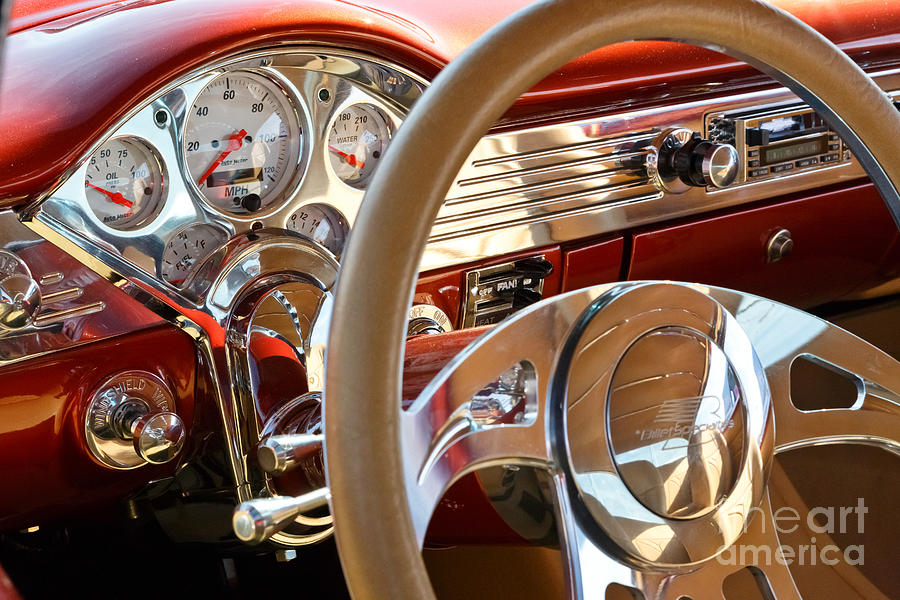 Classic Car Interior #1 Photograph by Mariusz Blach