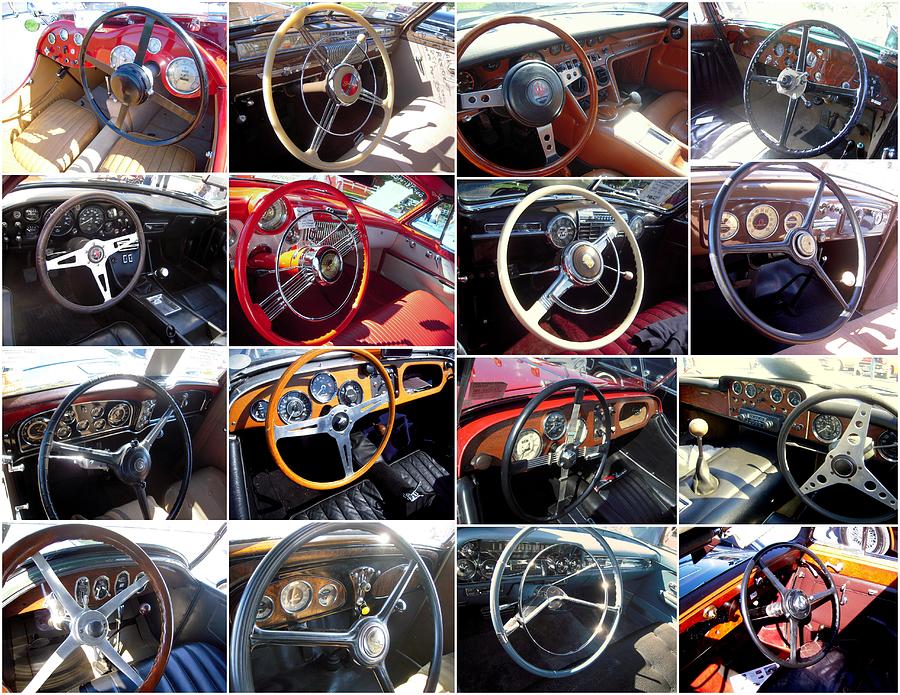 Classic Steering Wheels of Hershey #1 Photograph by Don Struke