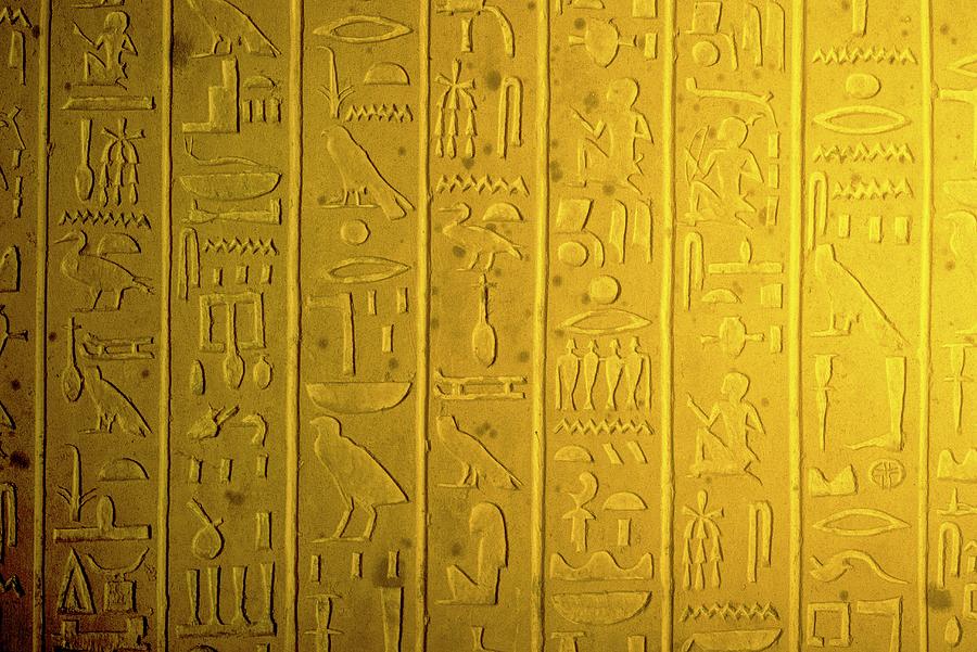 Clay Tablet With Hieroglyphs #1 by Ton Kinsbergen/science Photo Library