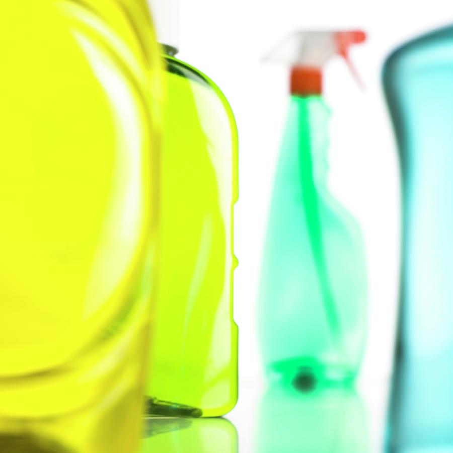 Household Cleaning Products by Science Photo Library