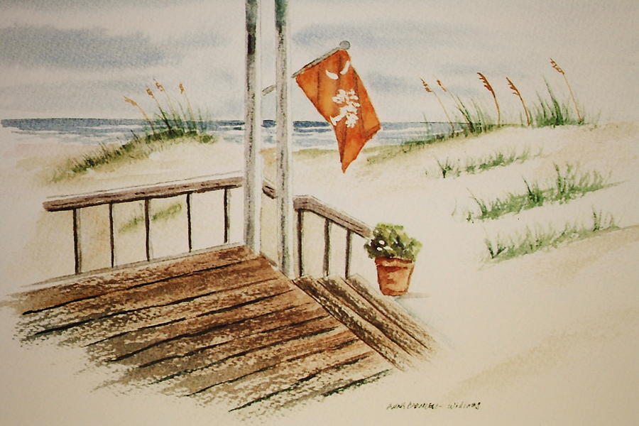 Summer Painting - Clemson Summer #1 by Anna Barnwell-Williams
