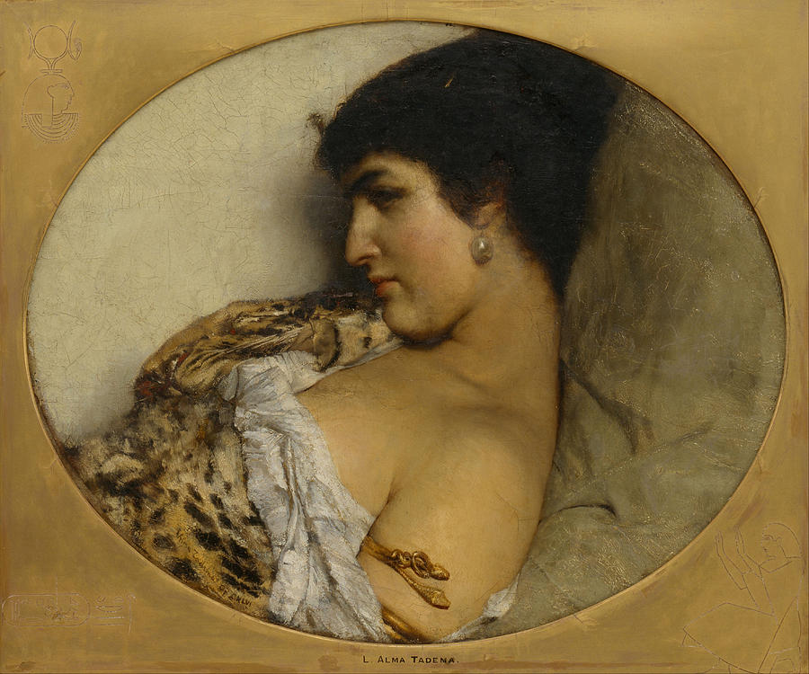 Cleopatra #2 Painting by Lawrence Alma-Tadema