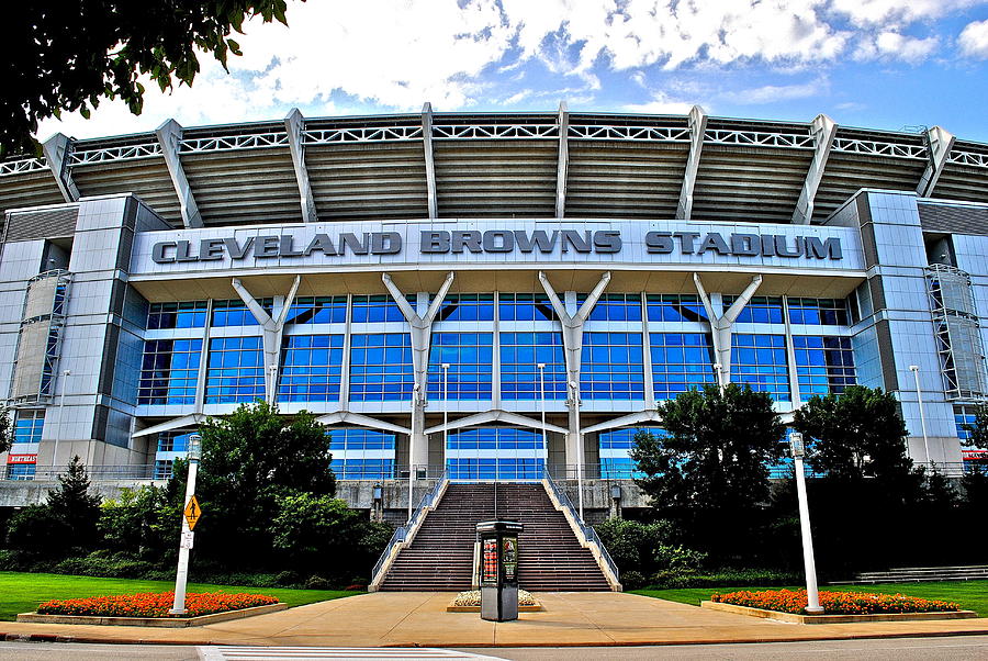 Cleveland Photograph - Cleveland Browns Stadium #3 by Frozen in Time Fine Art Photography