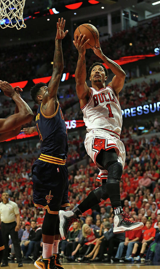 Derrick Rose Photograph - Cleveland Cavaliers V Chicago Bulls - #1 by Jonathan Daniel