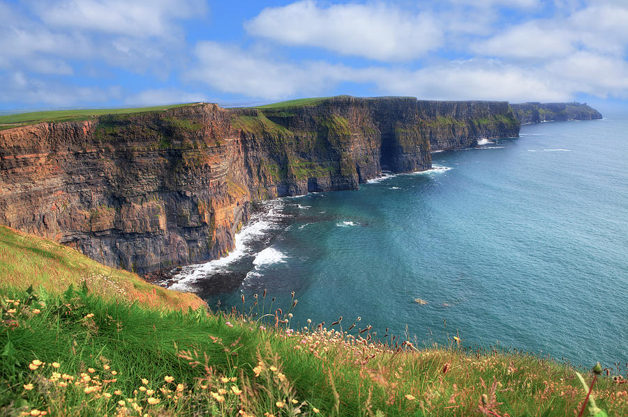 Nature Photograph - Cliffs Of Moher, Ireland #1 by Espiegle