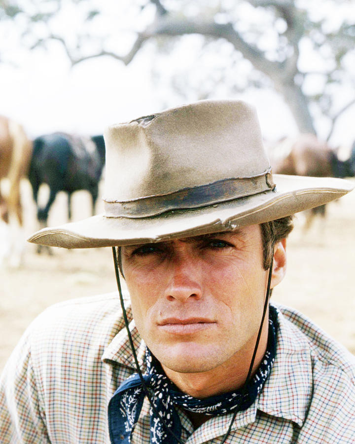 Clint Eastwood Photograph - Clint Eastwood in Rawhide  #1 by Silver Screen