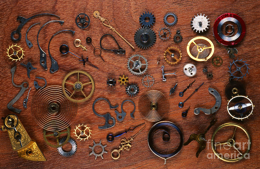 Clock Parts #1 Photograph by Gregory G. Dimijian