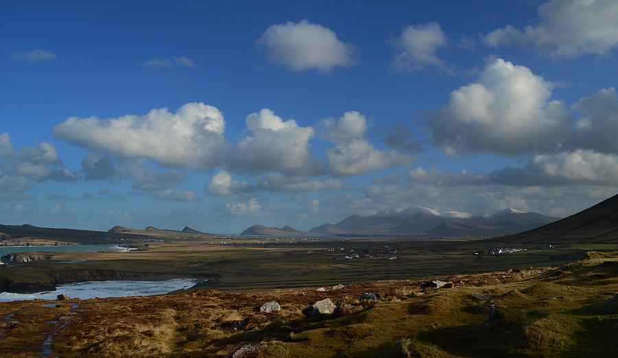Mountain Photograph - Clogher beach and the three sisters #1 by Barbara Walsh