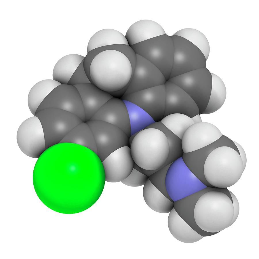 Clomipramine Tricyclic Antidepressant #1 Photograph by Molekuul