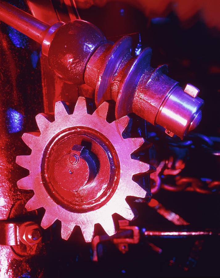 Close-up Of A Steam Traction Engines Gear #1 Photograph by Martin Bond/science Photo Library