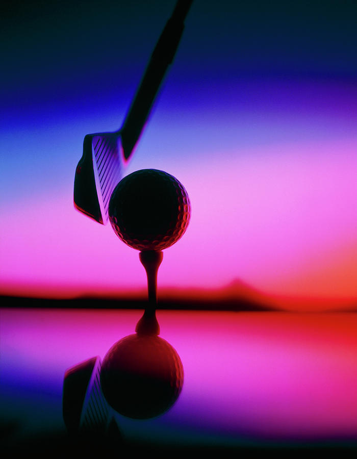 Close-up Of Golf Club & Ball #1 Photograph by Tony Craddock/science Photo Library
