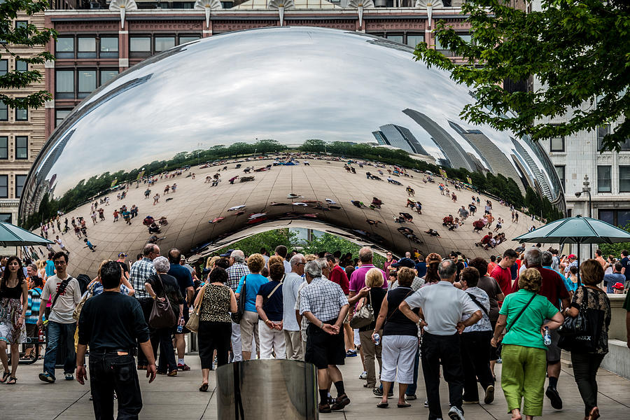 Cloud Gate Photograph by James Howe