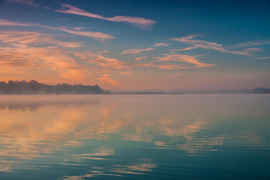 Cloud Reflection At Sunrise #1 Photograph by Marc Crumpler