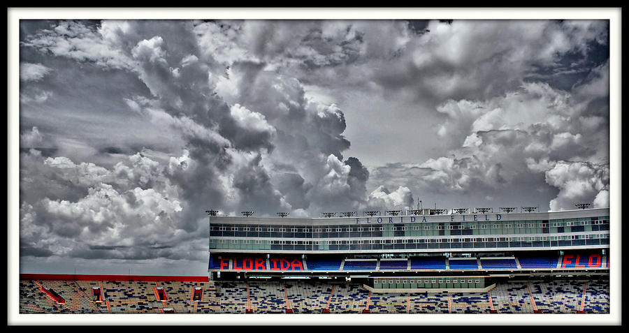 Clouds Over Stadium #1 Photograph by Farol Tomson