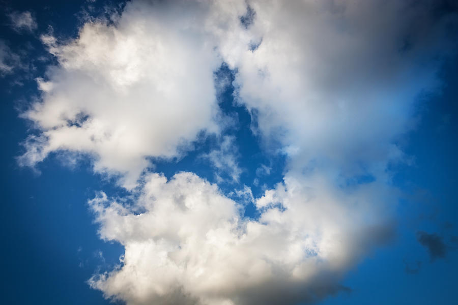 Clouds Stratocumulus Blue Sky  #1 Photograph by Rich Franco