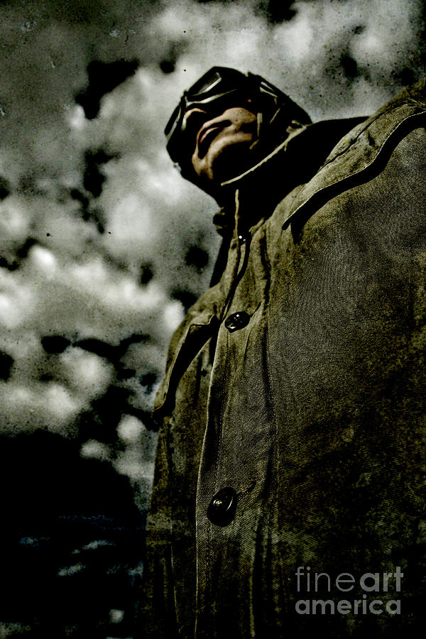 Goggle Photograph - Cloudy Captain #1 by Jorgo Photography